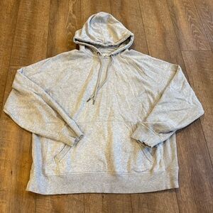 Men’s Gray Champion Hoodie Sweatshirt Size XL